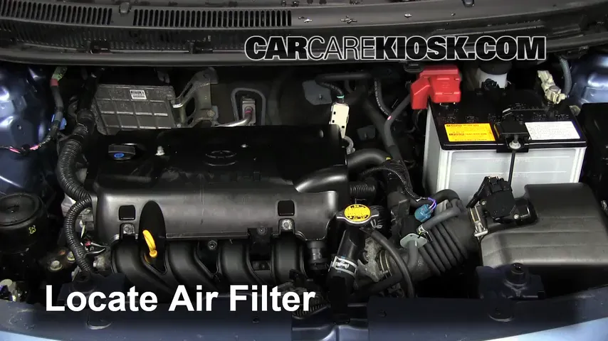 2011 Toyota Yaris 1.5L 4 Cyl. Sedan Filtre à air (moteur) Changement
